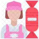 Candy Woman Seller  Icon
