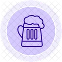 Icone De Linha De Caneca De Cerveja Ícone