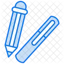 Caneta e lápis  Ícone