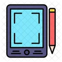 Tablet Grafico Tablet De Desenho Digitalizador Ícone