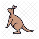 Linha Cheia De Canguru Icon