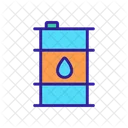 석유화학 석유 용기 아이콘