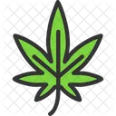 Cannabis Hemp Leaf Icon