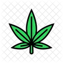 Cannabis Plant Leaf Icon