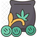 Cannabis Seeds Plant Icon