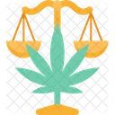 Cannabis Law Legal Icon
