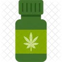 Cannabis Bottle Drug Cannabis Icon