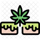 Cannabis Brownie  Icon