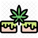 Brownie Dessert Medical Icon
