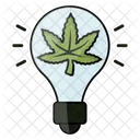 Cannabis Bulb  Symbol