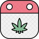 Cannabis Calendar  Icon