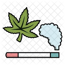 Cannabis Cigarette  Icon