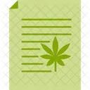 Cannabis Document  Icon