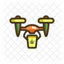 Cannabis Drone Delivery  Icon