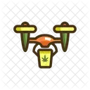 Cannabis Drone Delivery  Icon