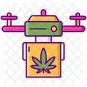 Cannabis Drone Delivery  Icon