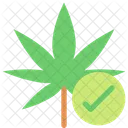 Foglia Cannabis Marijuana Icon