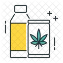 Cannabis-Getränke  Symbol