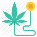 Cannabis In Medical  Icon