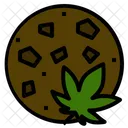 Cannabis-Kekse  Symbol