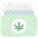 Cannabis-Körperlotion  Symbol