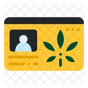 Cannabis license  Icon