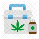 Cannabis Medicine Box Cannabis Medicine Icon