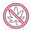 Cannabismissbrauch  Symbol