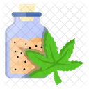 Liquid Cannabis Marijuana Icon