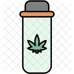 Cannabis Pill Bottle  Icon