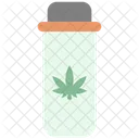 Pill Bottle Cannabis Cannabidiol Icon