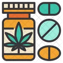 Cannabis Pills  Icon