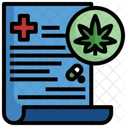 Cannabis Prescription  Icon