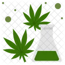 대마초 마리화나 연구 아이콘