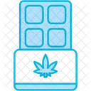 Cannabis-Schokolade  Symbol