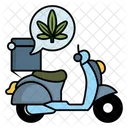 Cannabis Scooty  Icon