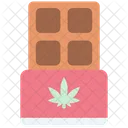 Chocolate Cannabis Cannabidiol Icon