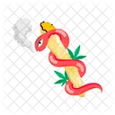 Cannabis Snake  Icon