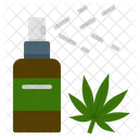 Cannabis-Spray  Symbol