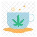 Cannabis Tea Drink Tea Icon