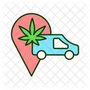 Cannabis Transportation Medical Icon
