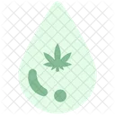 Cannabis-Tropfen  Symbol