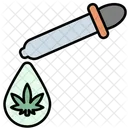 Cannabis-Tropfen  Symbol