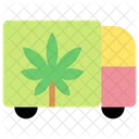 Truck Cannabis Marijuana Icon