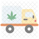 Truck Cannabis Cannabidiol Icon