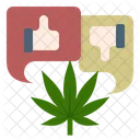 Cannabis-Wirkung  Symbol