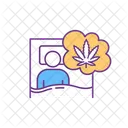 Cannabissucht  Symbol