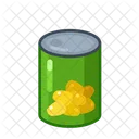 Canned Food Corn Icon