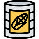 Canned Corn Food Icon
