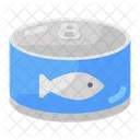 Canned Fish Tuna Seafood Icon